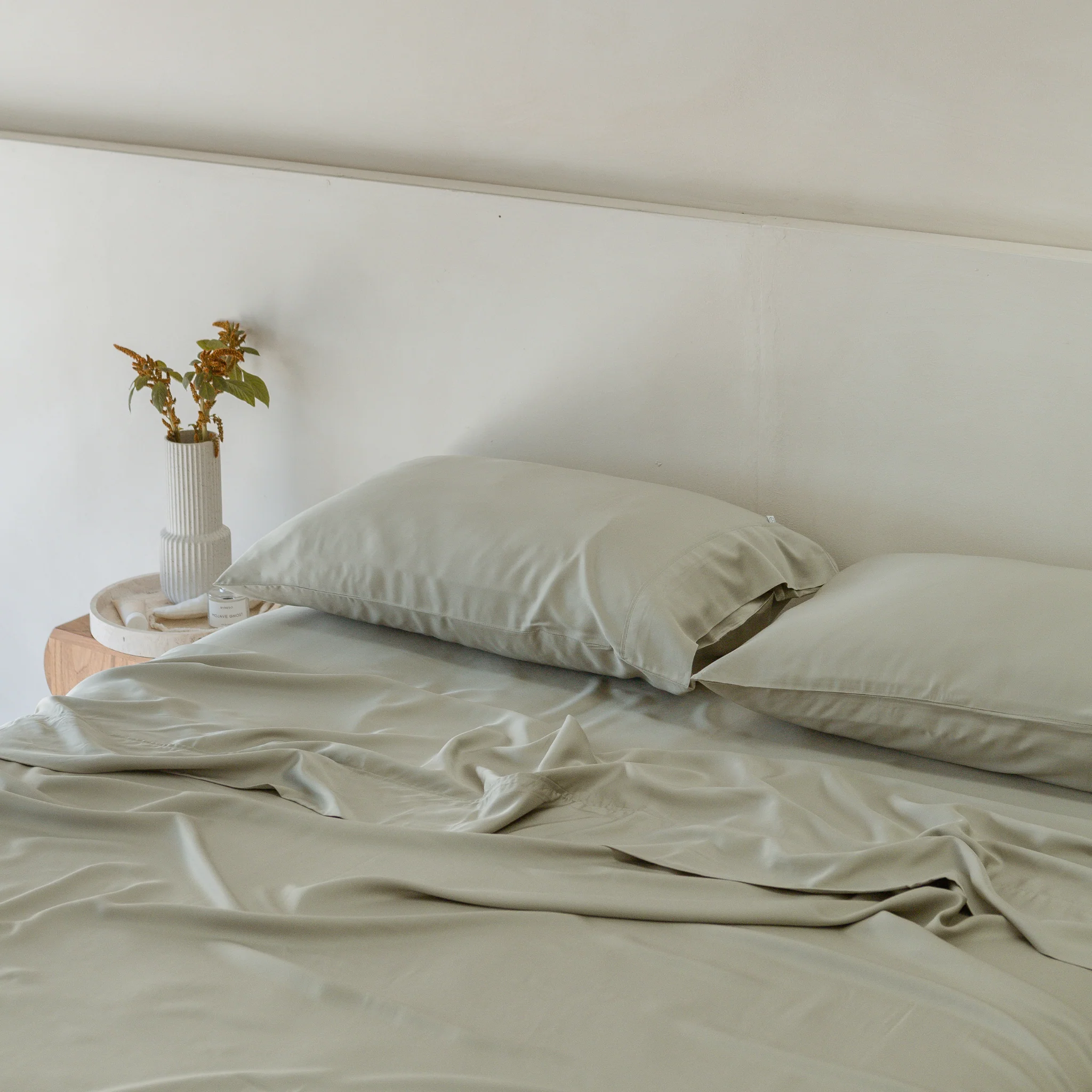 Olive Bamboo Pillowslip - Image 4