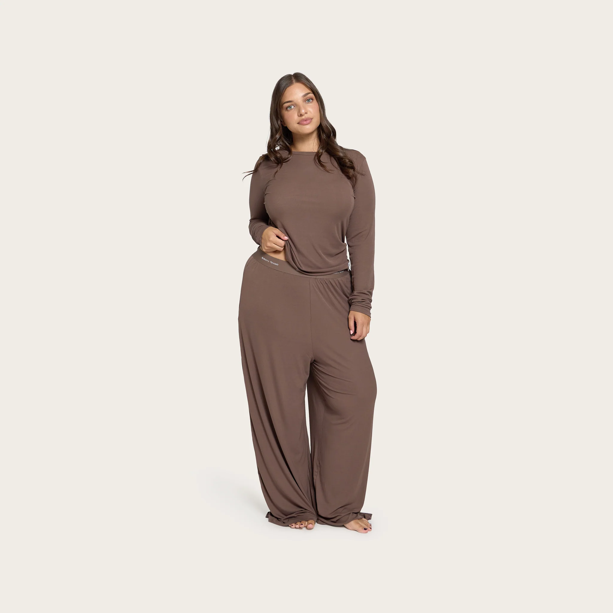 Cocoa Rumi Bamboo Long Sleeve Top - Image 5